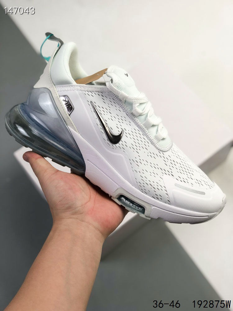 Nike Air Max 270 Premium White Metallic Silver