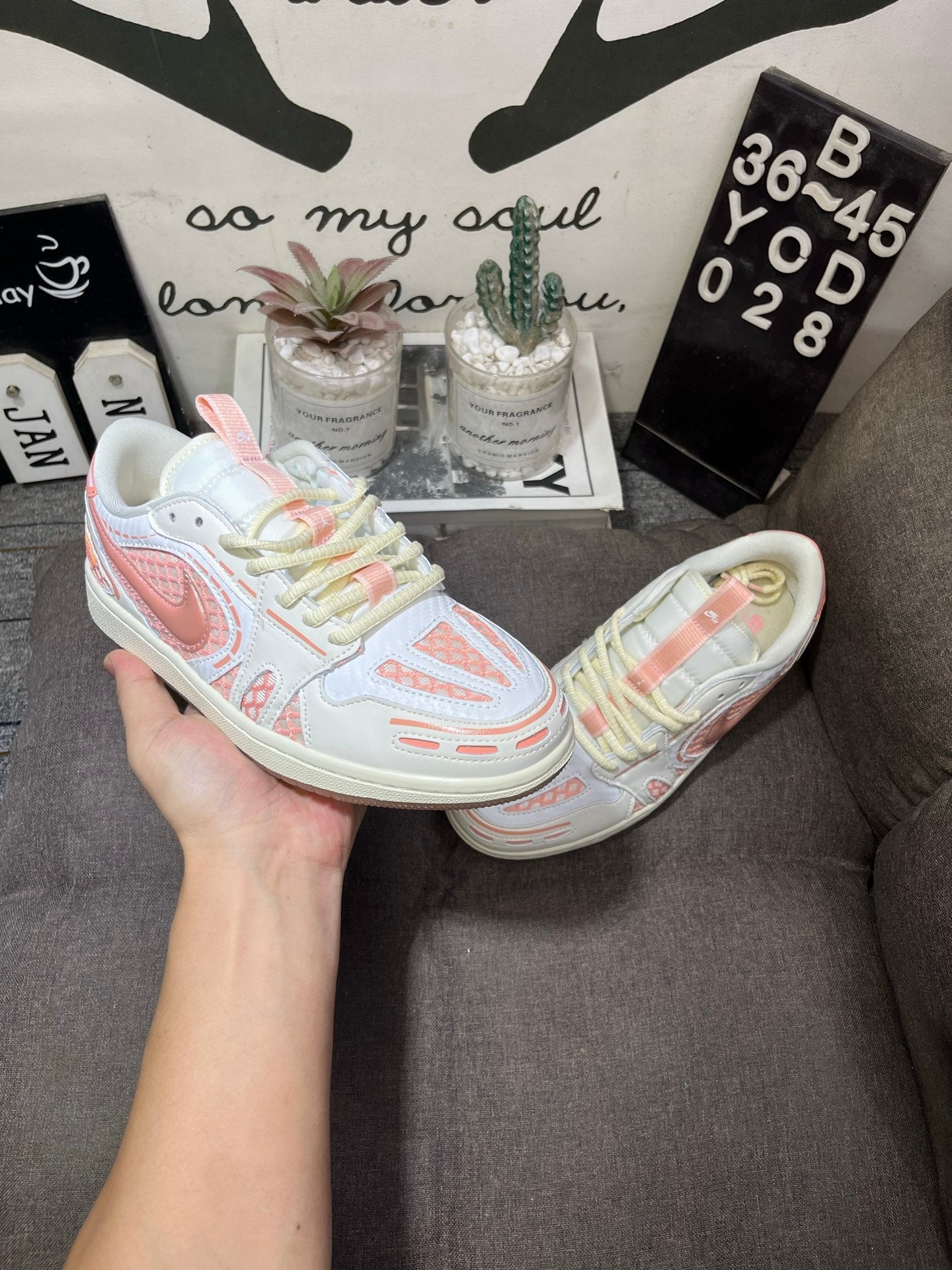 Air Jordan 1 Low Method of Make V3 Washed Coral YCD028