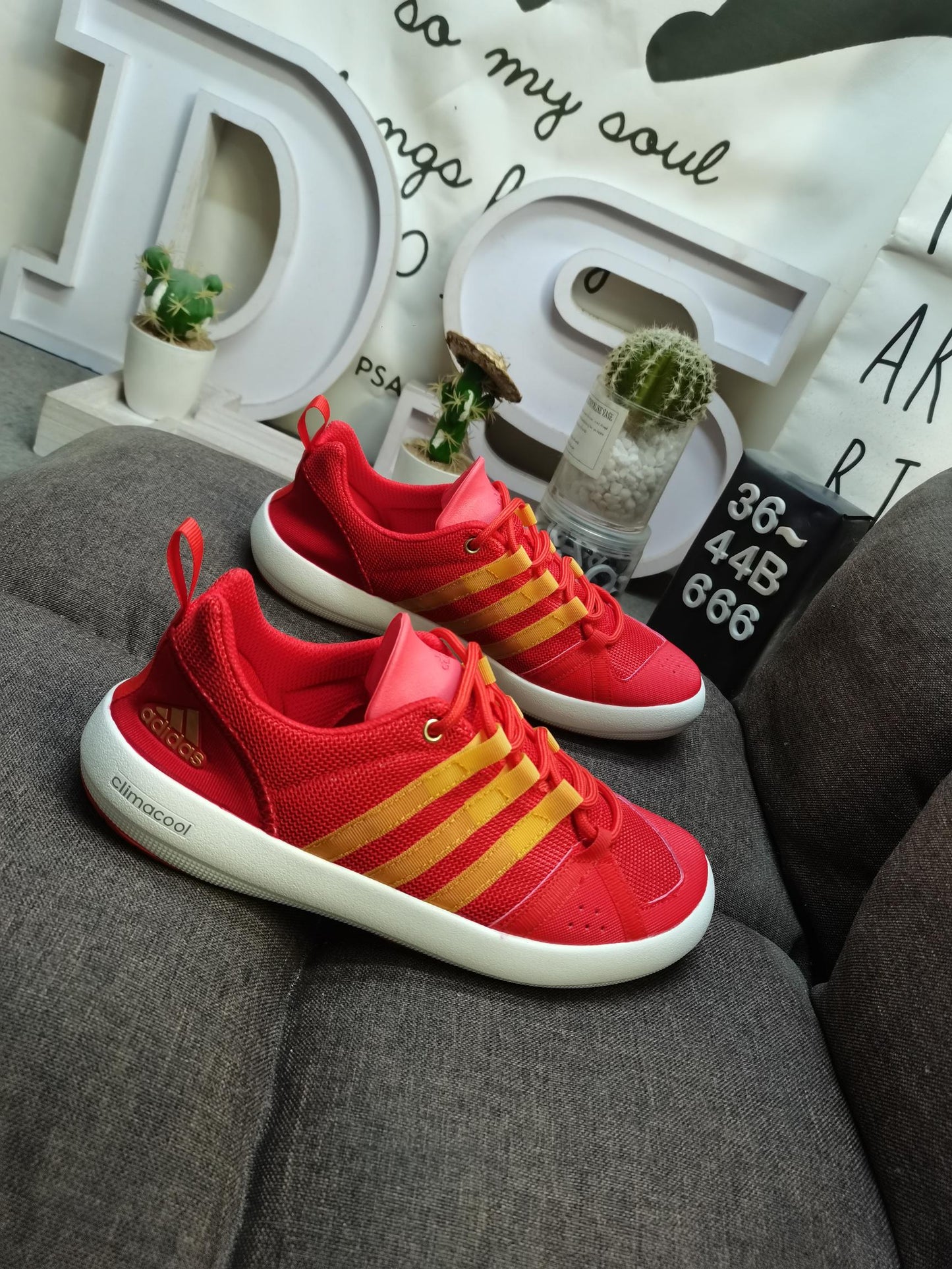 Adidas CLIMACOOL BOAT LACE GRAPHIC Red DS-666D