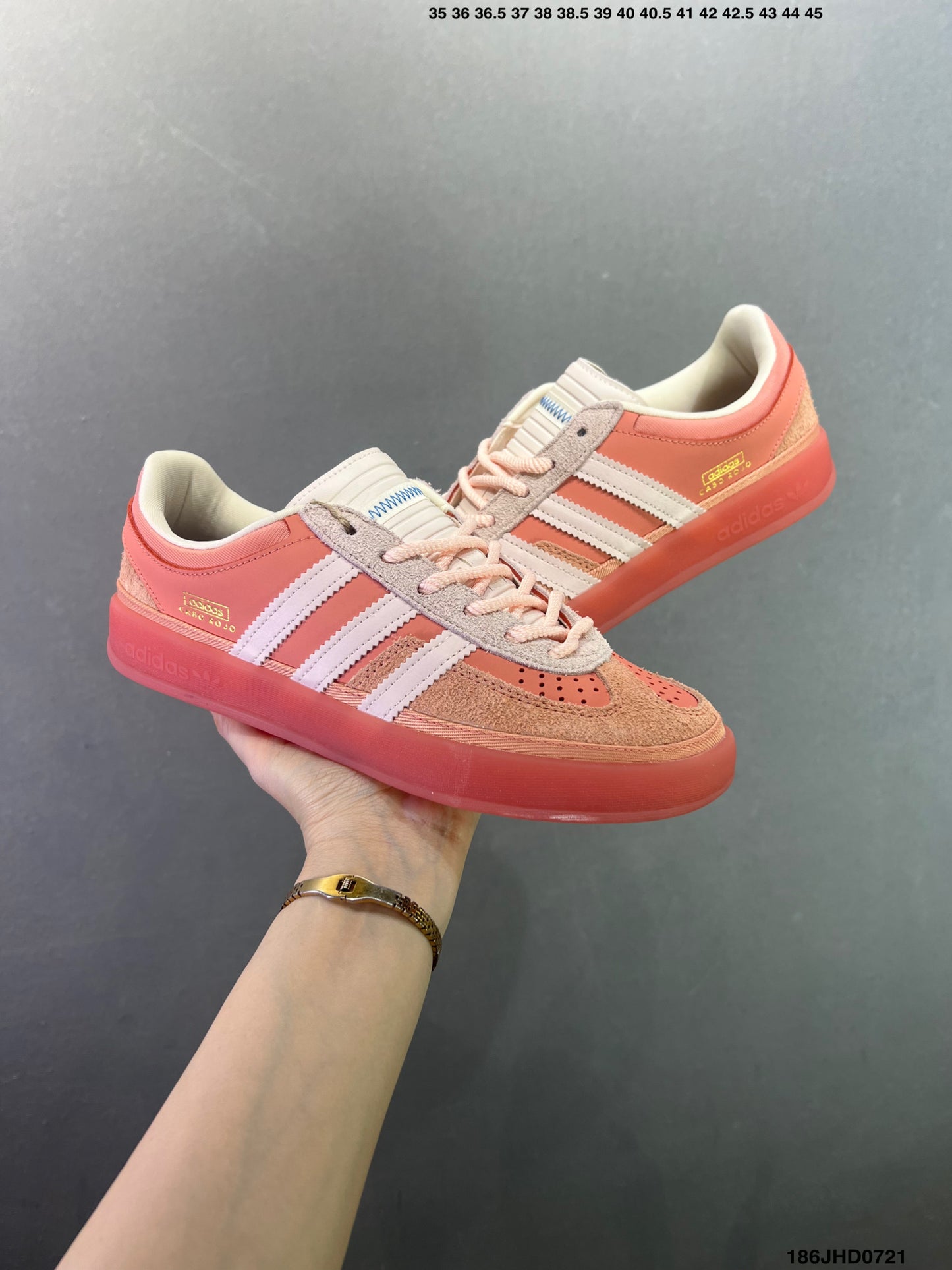 Bad Bunny x adidas originals GAZELLE INDOOR Pink JS5050 js5052