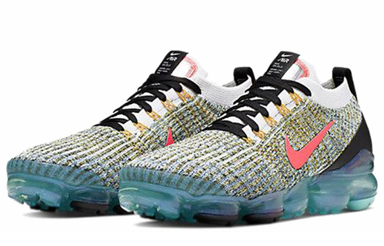 Nike Air VaporMax Flyknit 3 White Crimson Turquoise AJ6900-104