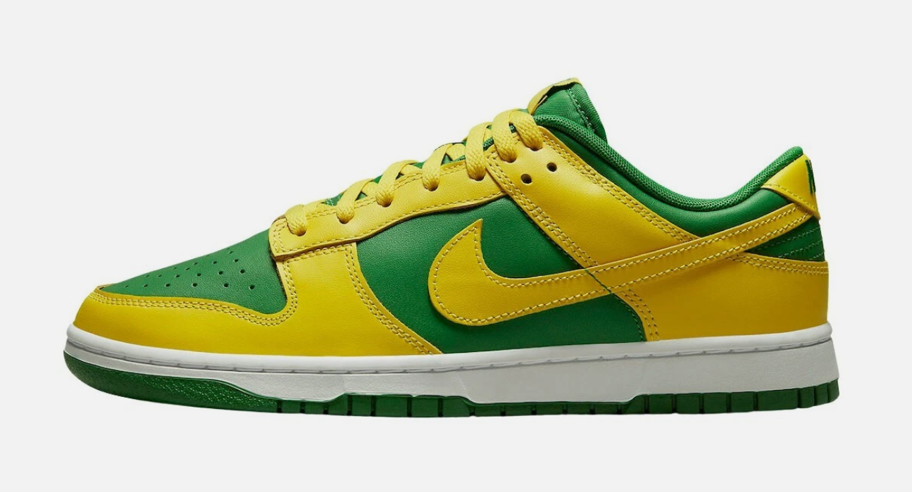Nike Dunk Low Reverse Brazil Brasil Green Yellow DV0833-300