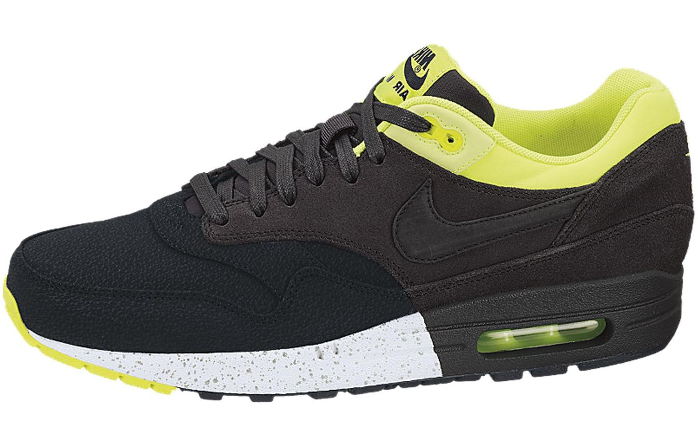 Nike Air Max 1 PRM Black Anthracite Volt 512033-002