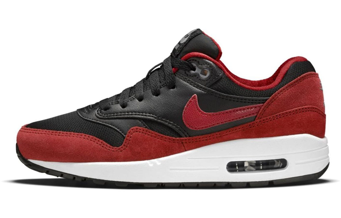 Nike Air Max 1 GS 'Bred' Black/White/Cool Grey/Gym Red 555766-048