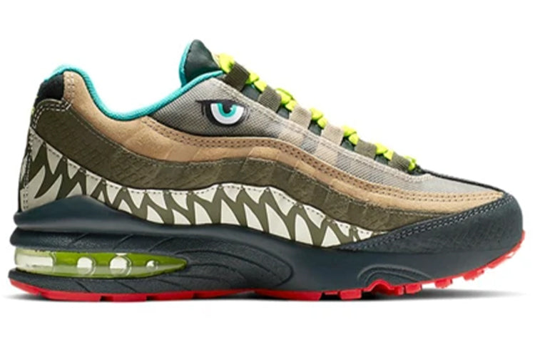 Nike Air Max 95 GS 'Monster' Outdoor Green/Parachute Beige-Light Orewood Brown-Cyber CI9943-300