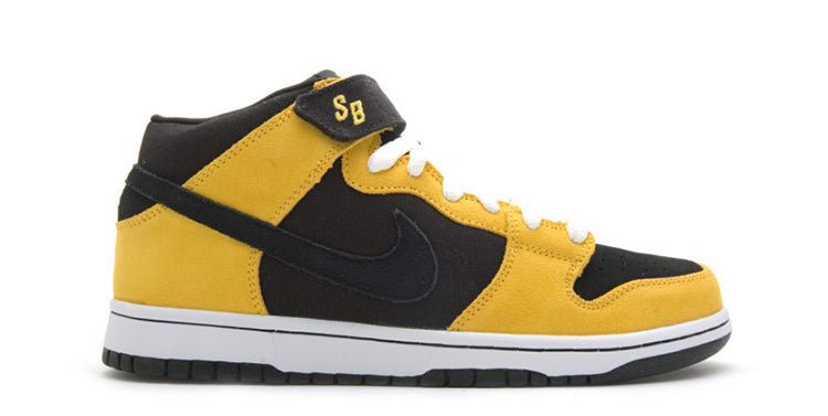 Nike Dunk Mid Pro SB Skateboard 'Wu-Tang' Black/Black-Varsity Mz-Sport Rd 314383-004