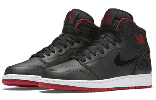 Air Jordan 1 Retro High BG Black Gym Red 705300-021