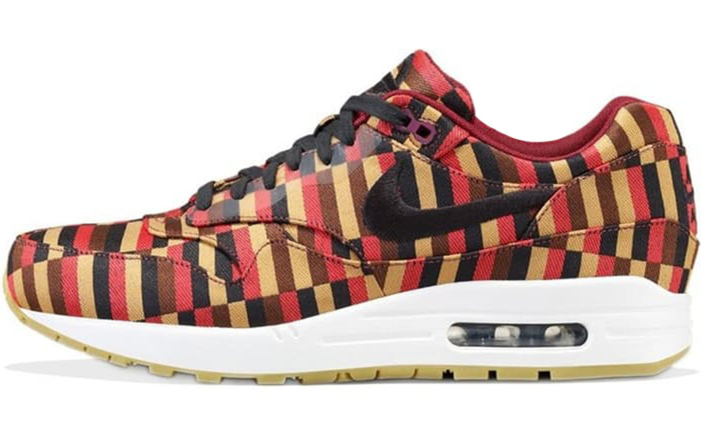 Nike London Underground x Air Max 1 Woven SP 'Roundel' White/Black/Pomagranate 651321-106