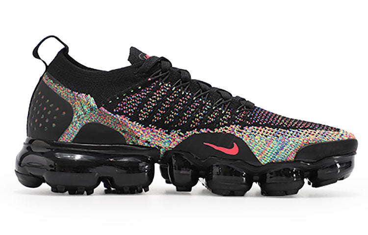 Nike Womens Air VaporMax Flykint 2 Black Multi Color 942843-015