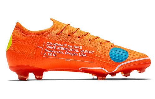 Nike OFF-WHITE x Mercurial Vapor 360 'Orange' Orange/White-Blue-Yellow AO1256-810