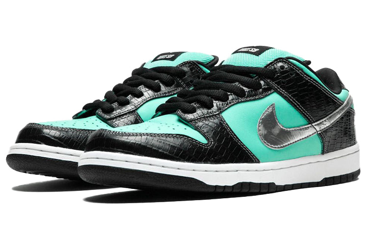 Nike Diamond Supply Co. x Dunk Low Pro SB Skateboard 'Tiffany' Aqua/Chrome 304292-402