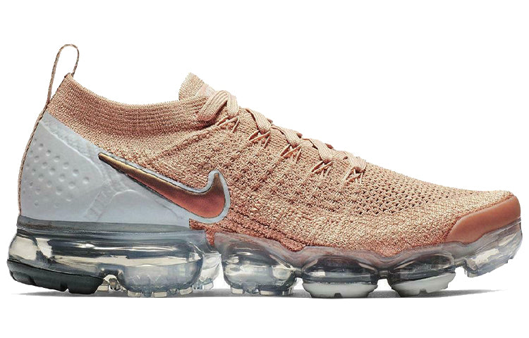 Nike Womens Air VaporMax Flykint 2 Rose Gold 942843-602
