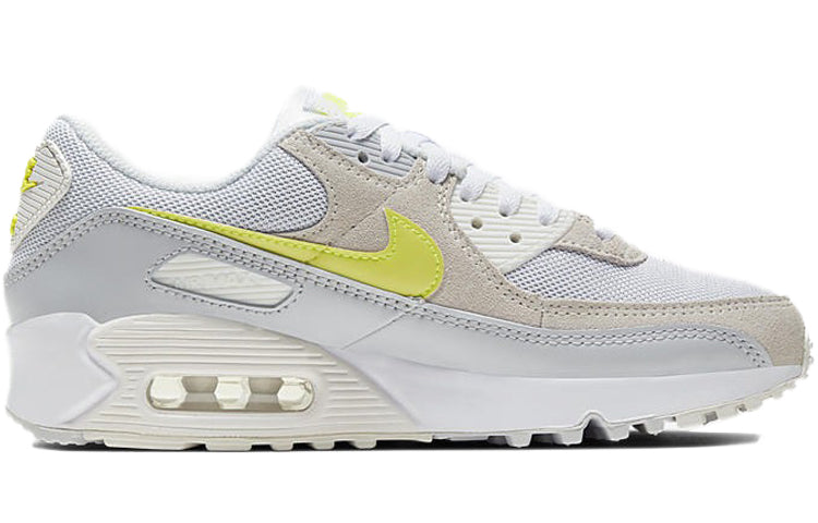 Womens Air Max 90 'Lemon Venom' White/Lemon Venom/Pure Platinum/Sail CW2650-100