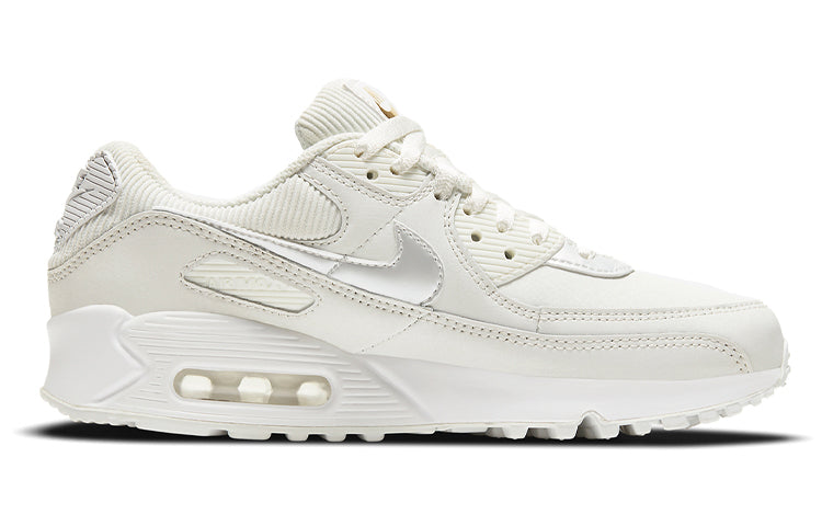 Nike Womens Air Max 90 'Swoosh Chain' Summit White/Dark Beetroot/White/Summit White DC1161-100