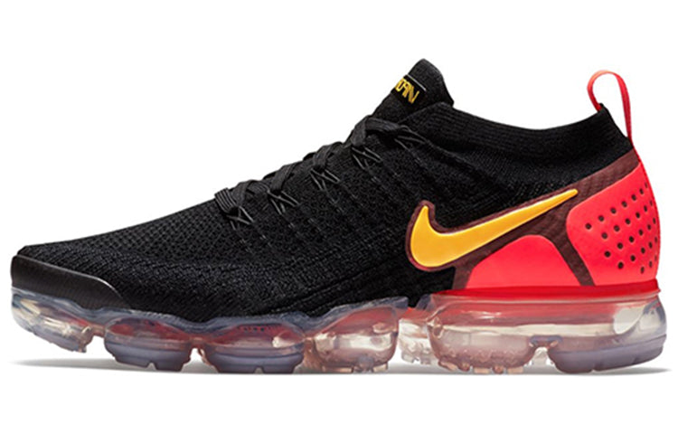 Nike Air VaporMax Flyknit 2 Black Laser Orange 942842-005