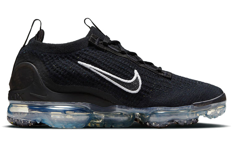 Nike Womens Air Vapormax Flyknit 2021 Black Metallic Silver DC4112-002