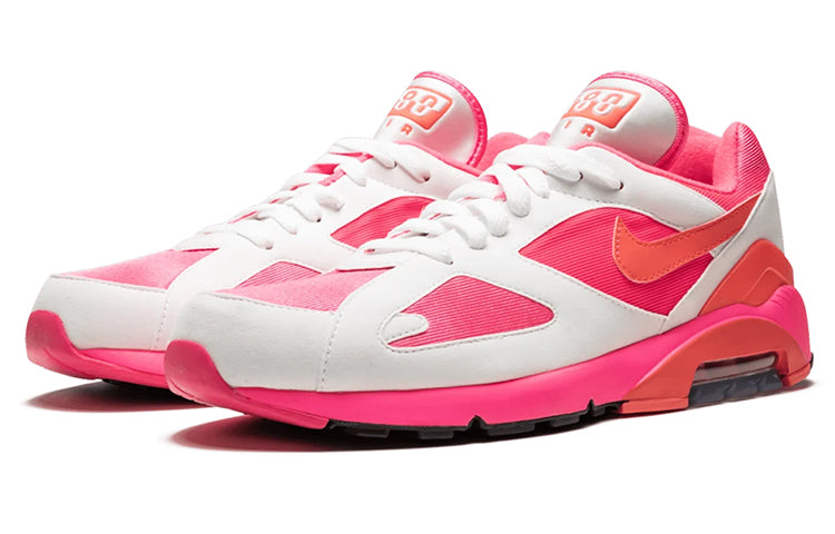 Nike Comme des Garcons x Air Max 180 White Pink Laser Pink/Solar Red-White AO4641-600