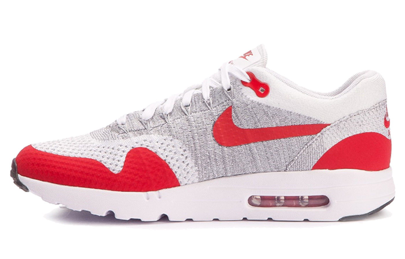 Nike Air Max 1 Ultra Flyknit White University Red 843384-101