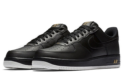 Nike Air Force 1 Low '07 'Leaf Crest Logo' Black/Black-Summit White AA4083-014