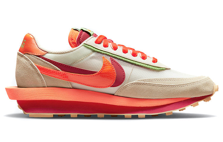 Nike LDWaffle x Sacai x CLOT Orange Blaze DH1347-100
