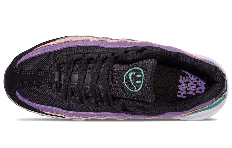 Nike Air Max 95 GS 'Have A Day' Black/White-Hyper Jade-Bleached Coral CI5645-001
