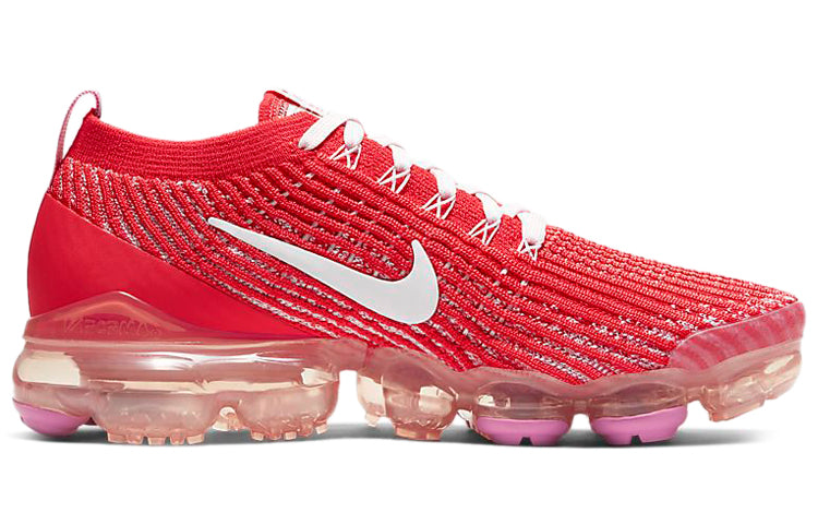 Womens Air VaporMax Flyknit 3 'Track Red' Track Red/Pink Foam/Magic Flamingo/White CU4756-600