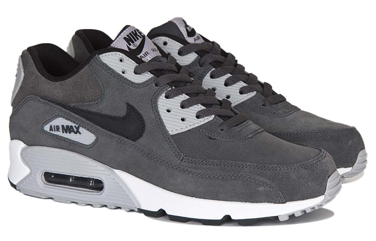 Nike Air Max 90 LTR Leather /Shoes Anthracite Wolf Grey 652980-012