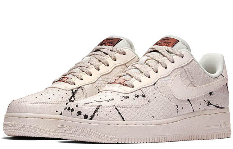 Nike Womens Air Force 1 Low LX 'Phantom Snakeskin' Phantom/Phantom-Black-Summit White 898889-007
