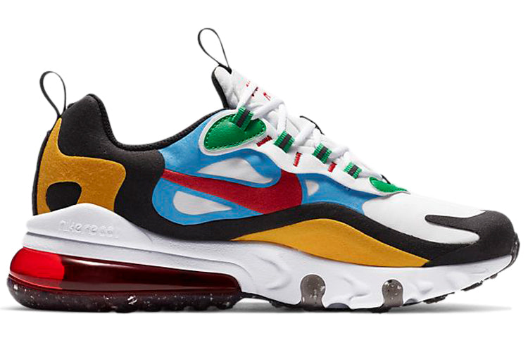 Nike Air Max 270 React BG 'Multi-Color' White/White/University Gold/University Red DB5938-161