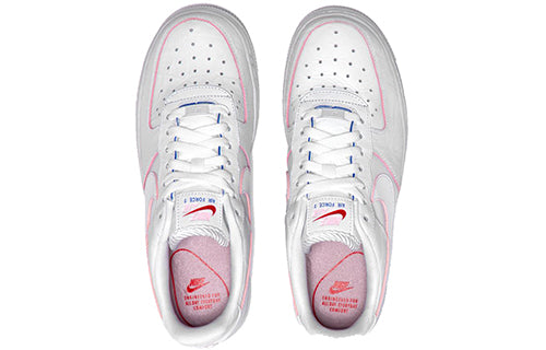 Nike Womens Air Force 1 Low 'Triple White' Triple White/Rose AQ4139-100