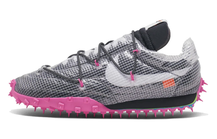 Nike Womens WMNS Waffle Racer SP Off-White - Black Fuchsia CD8180-001
