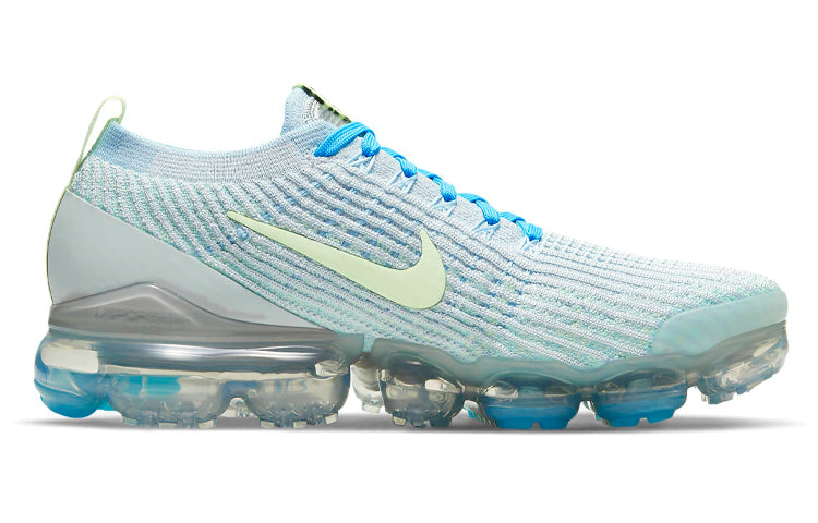 Nike Womens Air VaporMax 3 'Pure Platinum Baltic Blue' Pure Platinum/Baltic Blue/Metallic Silver/Barely Volt DC2051-001