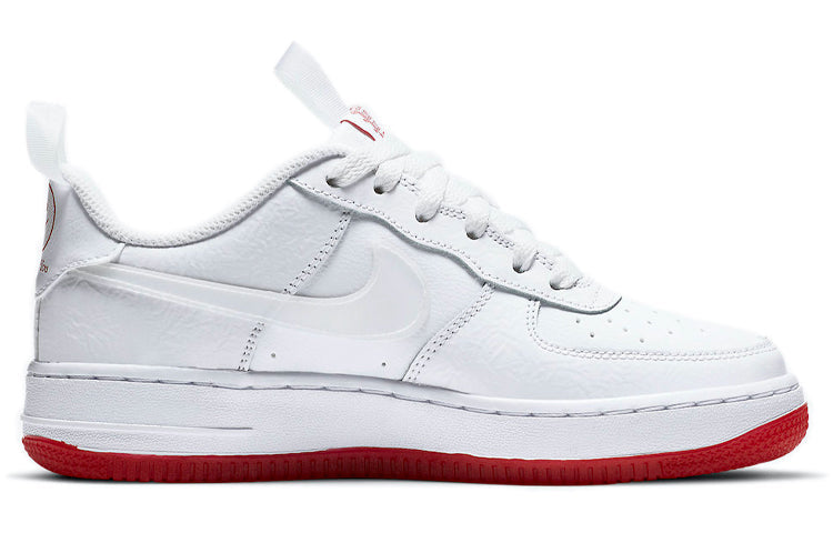 Nike Air Force 1 Low GS 'Bodega Plastic Bag' White/White/University Red CN8534-100
