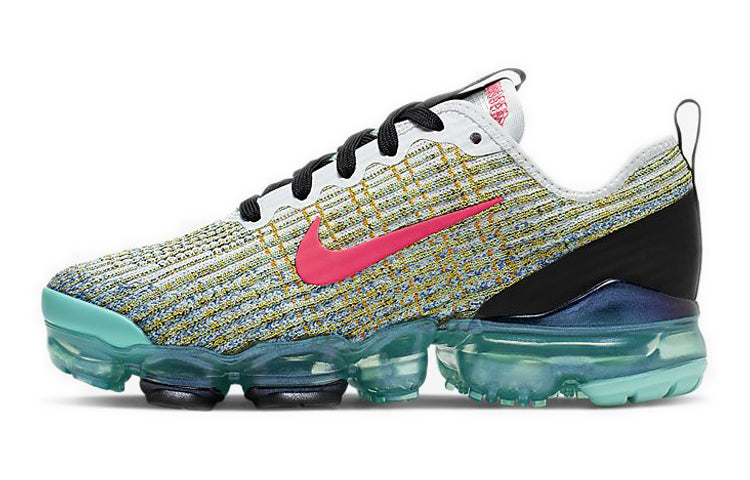 Nike Air VaporMax Flyknit 3 GS 'White Crimson Turqoise' White/Flash Crimson/Hyper Turqoise/Black BQ5238-104