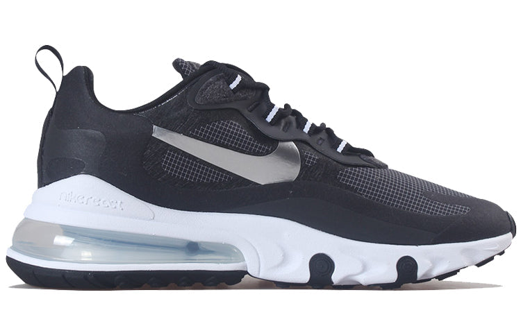 Nike Air Max 270 React Black Metallic Silver CQ4598-071