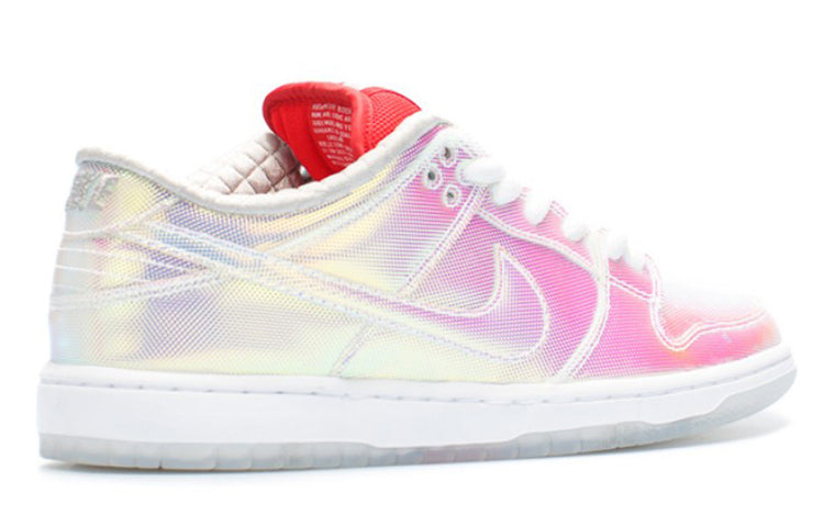 Nike Concepts x Dunk Low Pro SB Skateboard 'Holy Grail' Mettalic Silver Blue/Red 504750-140