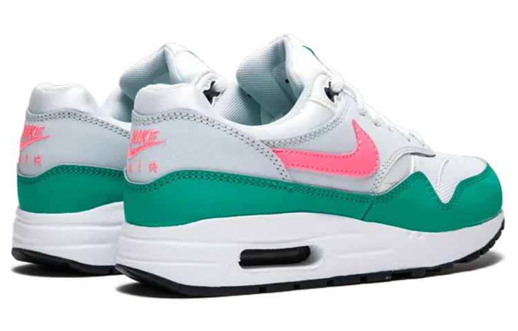 Nike Air Max 1 GS 'Watermelon' Summit White/Sunset Pulse/Kinetic Green 807602-105