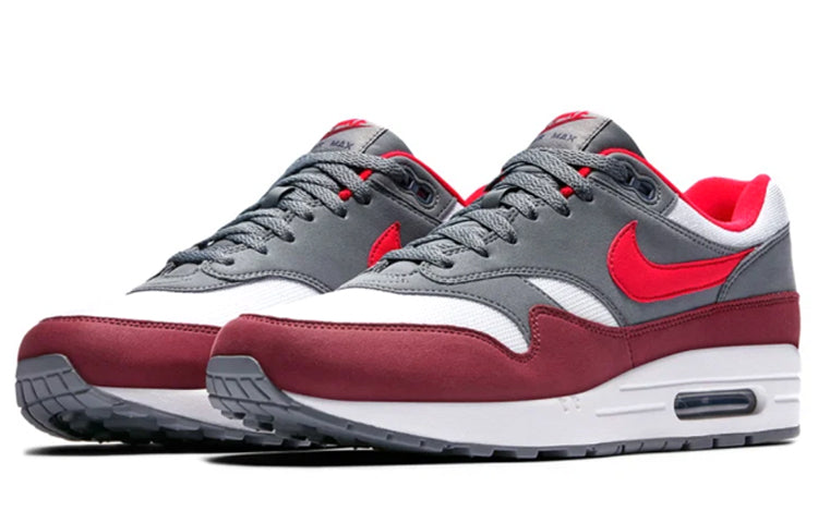 Nike Air Max 1 'University Red' White/University Red/Cool Grey/Team Red AH8145-100