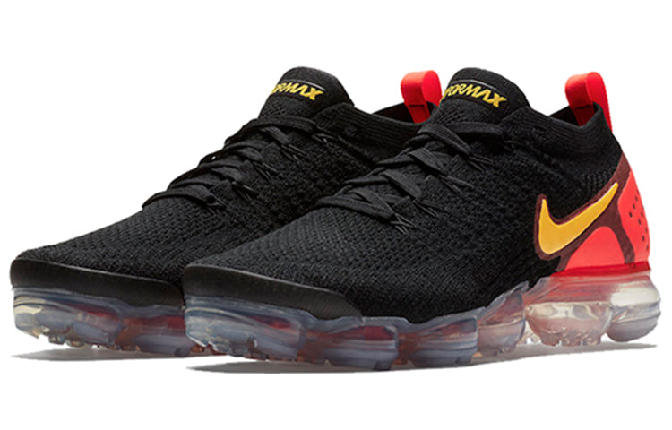 Nike Air VaporMax Flyknit 2 Black Laser Orange 942842-005