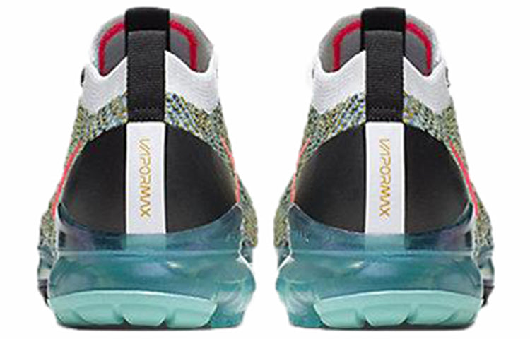 Nike Air VaporMax Flyknit 3 White Crimson Turquoise AJ6900-104