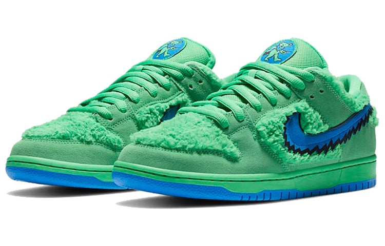 Nike SB Skateboard Dunk Low Grateful Dead Bears - Green CJ5378-300