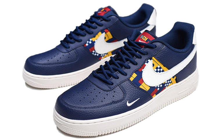 Nike Air Force 1 Low '07 LV8 GS 'Nautical' Midnight Navy/White/Yellow/Red AR5583-400