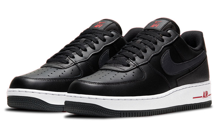 Nike Air Force 1 Low 'Technical Stitch - Bred' Black/Red/White DD7113-001