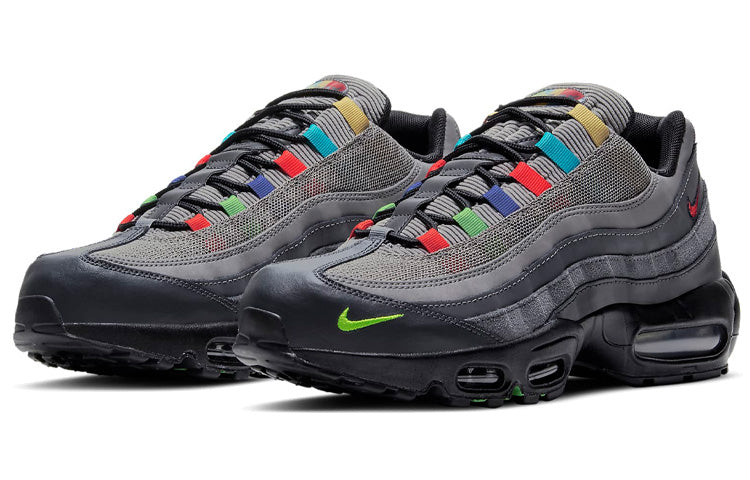 Nike Air Max 95 'Evolution of Icons' Light Charcoal/Black/Lemon Venom/University Red CW6575-001