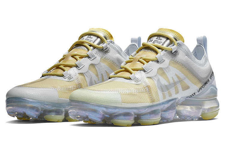 Womens Air VaporMax 2019 Premium 'Celery' Celery/Metallic Silver-Half Blue-Summit White-Pure Platinum-Spruce Fog AT6817-301