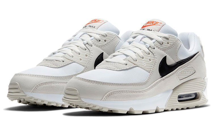 Nike Air Max 90 'Light Bone' White/Black/Light Bone/Team Orange DH4103-100
