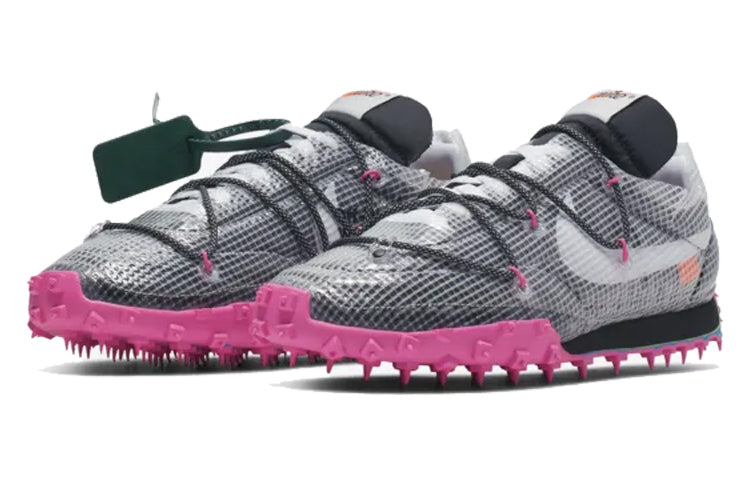 Nike Womens WMNS Waffle Racer SP Off-White - Black Fuchsia CD8180-001