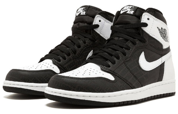 Air Jordan 1 Retro High OG 'RE2PECT' Black/White 555088-008