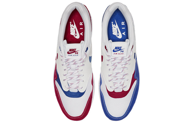 Nike Air Max 1 Premium 'Puerto Rico' White/Gym Red/Racer Blue CJ1621-100