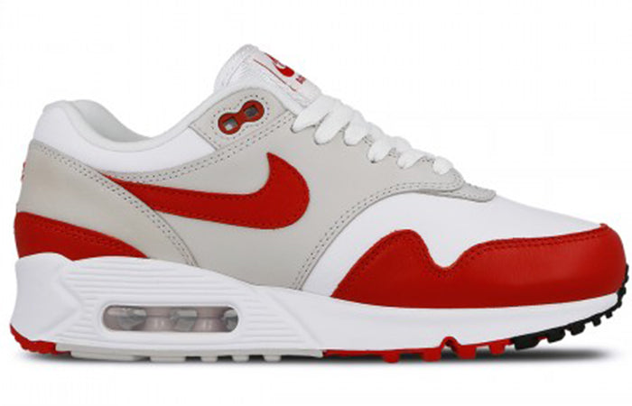 Nike Womens Air Max 90-1 White University Red AQ1273-100